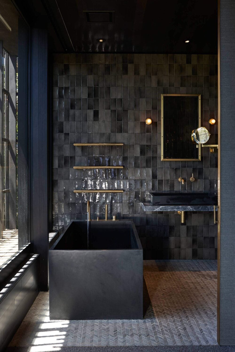 50 Amazing Black Bathroom Design Ideas 1 black-bathroom-design-inspiration-square-bath-nordroom