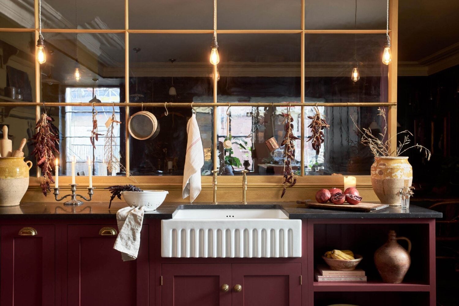 A Deep Red & Yellow deVOL Kitchen 5 bond-street-new-york-shaker-kitchen-devol-nordroom