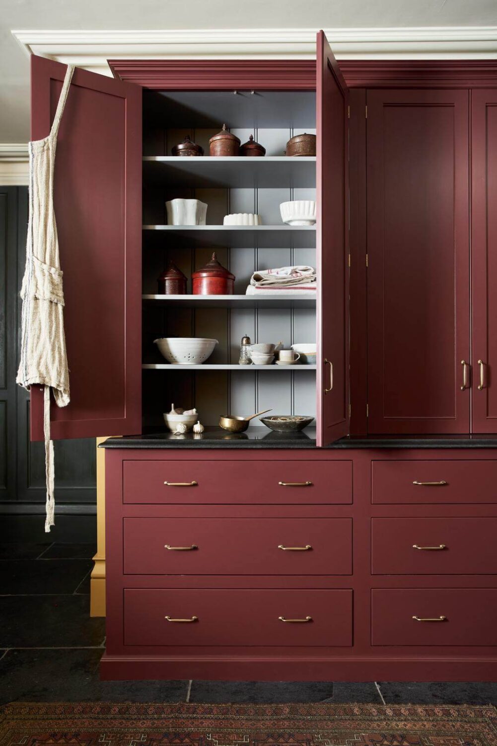 A Deep Red & Yellow deVOL Kitchen 10 deep-red-pantry-devol-kitchens-nordroom