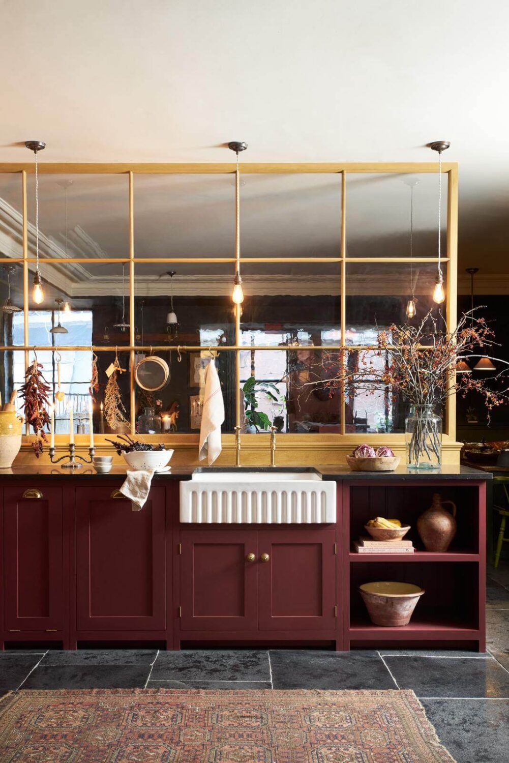 Best of 2022: Kitchens 12 devol-shaker-kitchen-deep-red-cabinets-nordroom