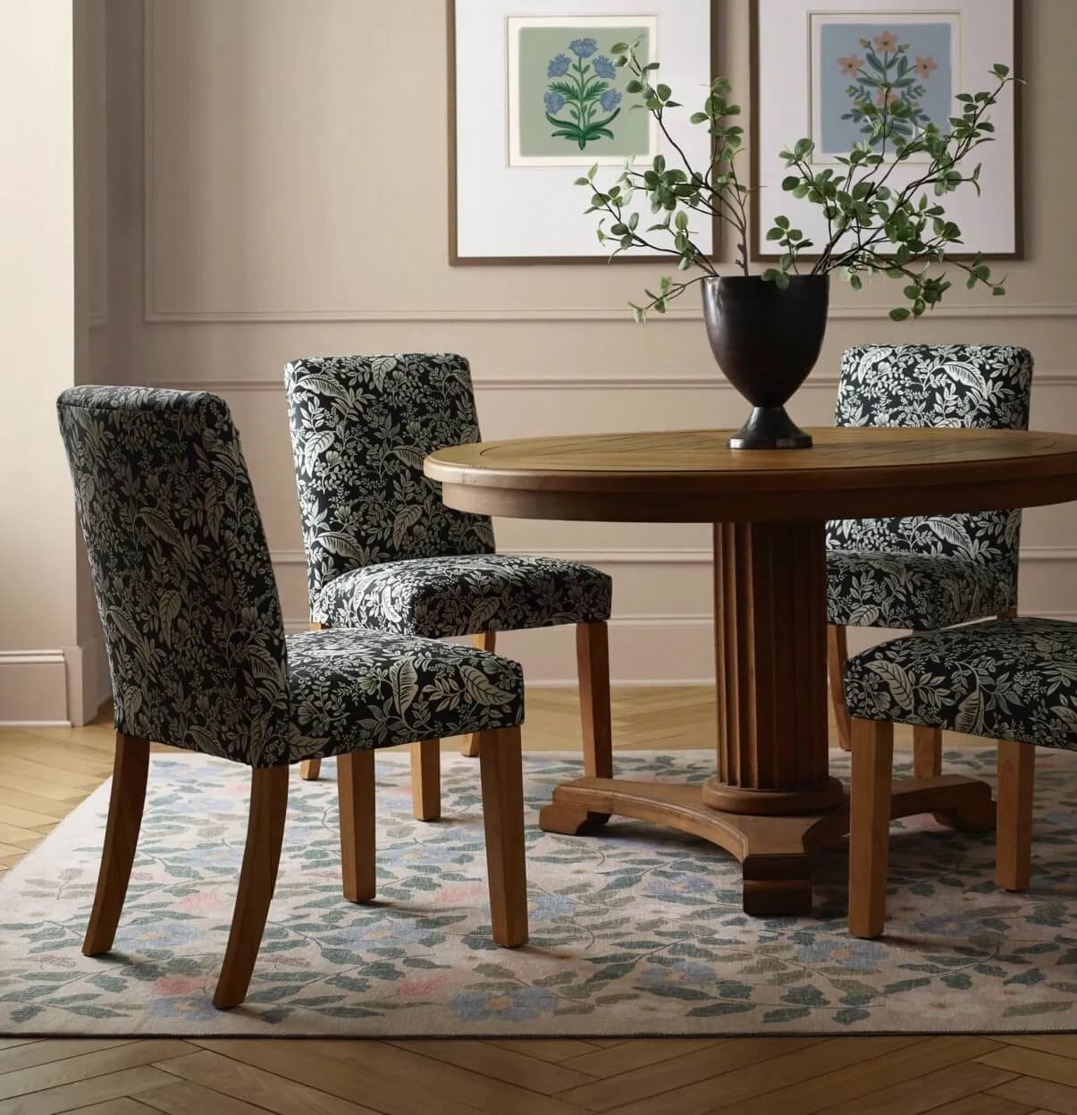 Rifle Paper Co. Have Launched Their First Furniture Collection 6 lorraine-dining-chair-in-canopy-rifle-paper-co-furniture-collection-nordroom