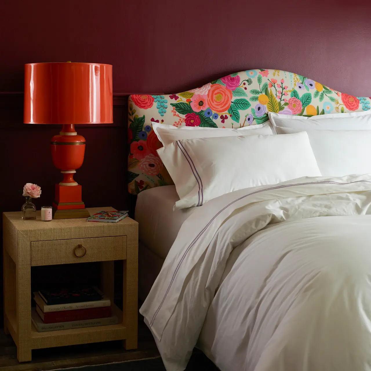 Rifle Paper Co. Have Launched Their First Furniture Collection 8 mayfair-headboard-in-garden-party-rifle-paper-co-furniture-collection-nordroom