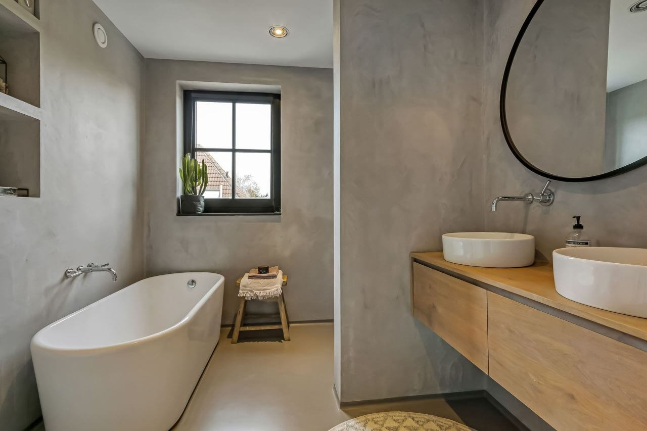 Simple Bathroom Design Ideas That Will Wow You 12 simple-gray-bathroom-walkin-shower-nordroom