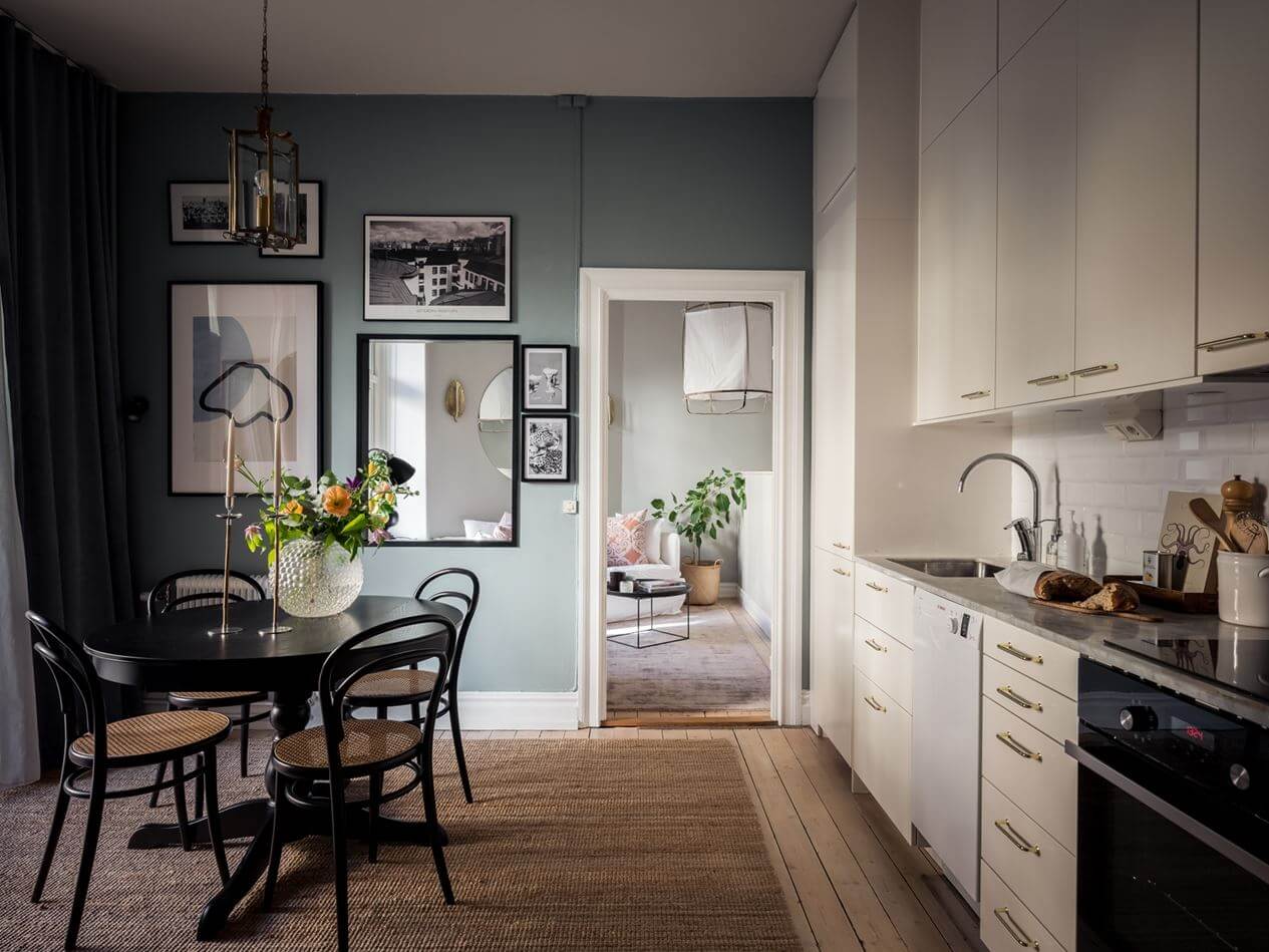A Gray Studio Apartment with Spacious Kitchen 9 studio-apartment-kitchen-nordroom