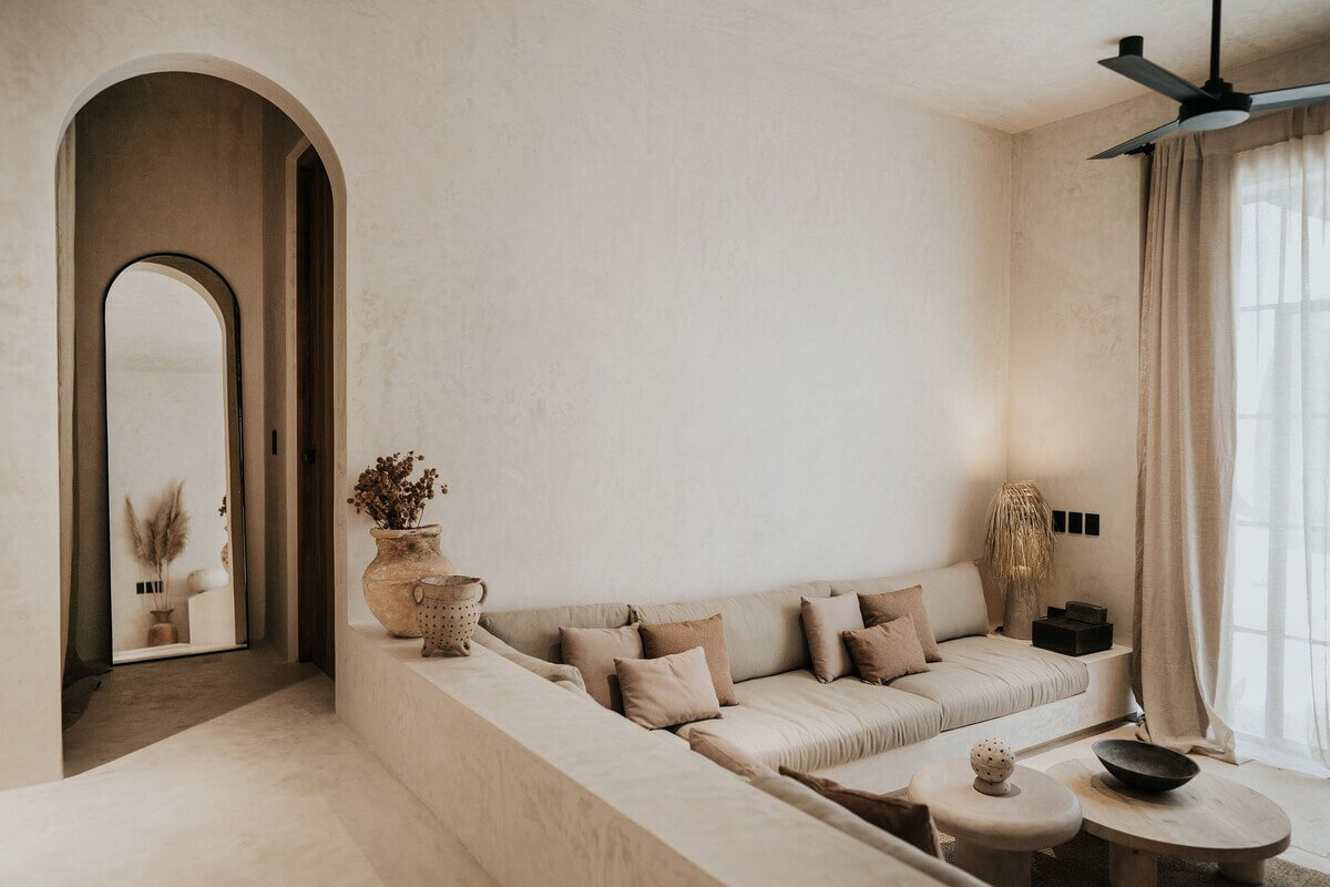 A Serene Loft Airbnb in Tulum, Mexico 19 sunken-living-room-loft-airbnb-tulum-nordroom