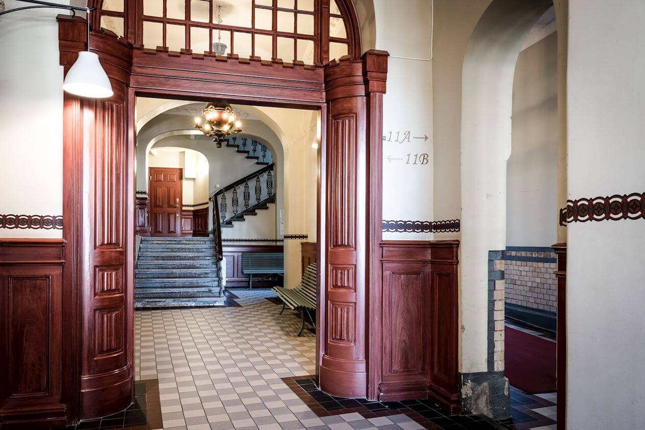 A Light Scandinavian Loft Apartment 15 apartment-entrance-historic-architecture-nordroom