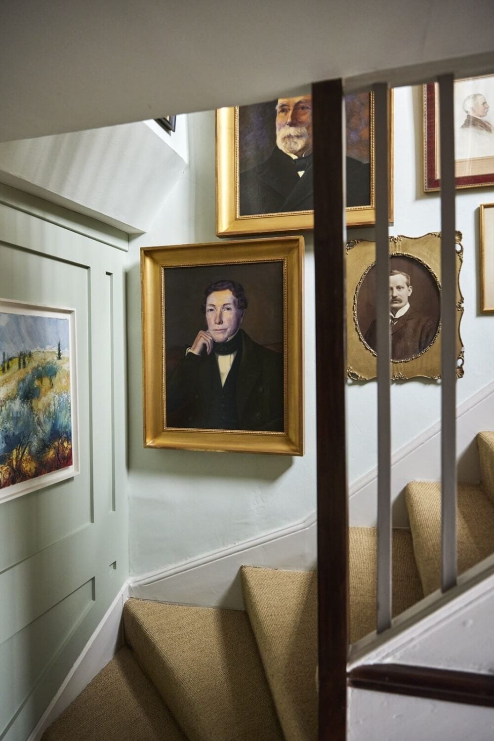 An Eclectic Art-Filled Townhouse in London 13 art-filled-staircase-eclectic-london-townhouse-nordroom
