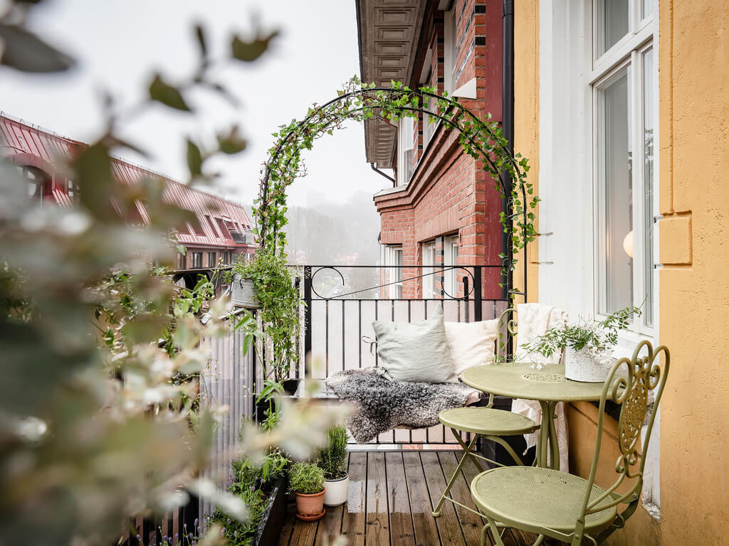 A Bright Nordic Home with Small (but Smartly Designed) Bedrooms 30 balcony-bright-scandi-apartment-nordroom