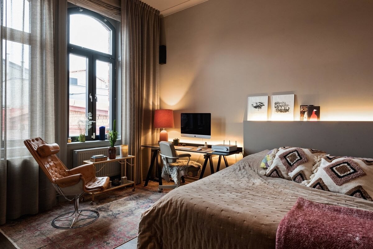 A Moody Family Home in Sweden 16 bedroom-home-office-moody-home-sweden-nordroom