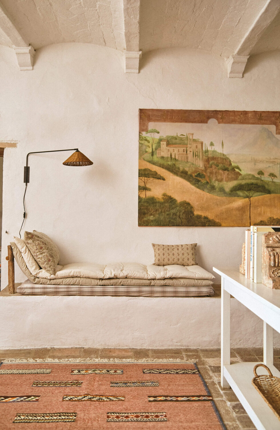 A Tuscan Villa by Zara Home 8 built-in-bench-mediterranean-style-farmhouse-tuscany-nordroom