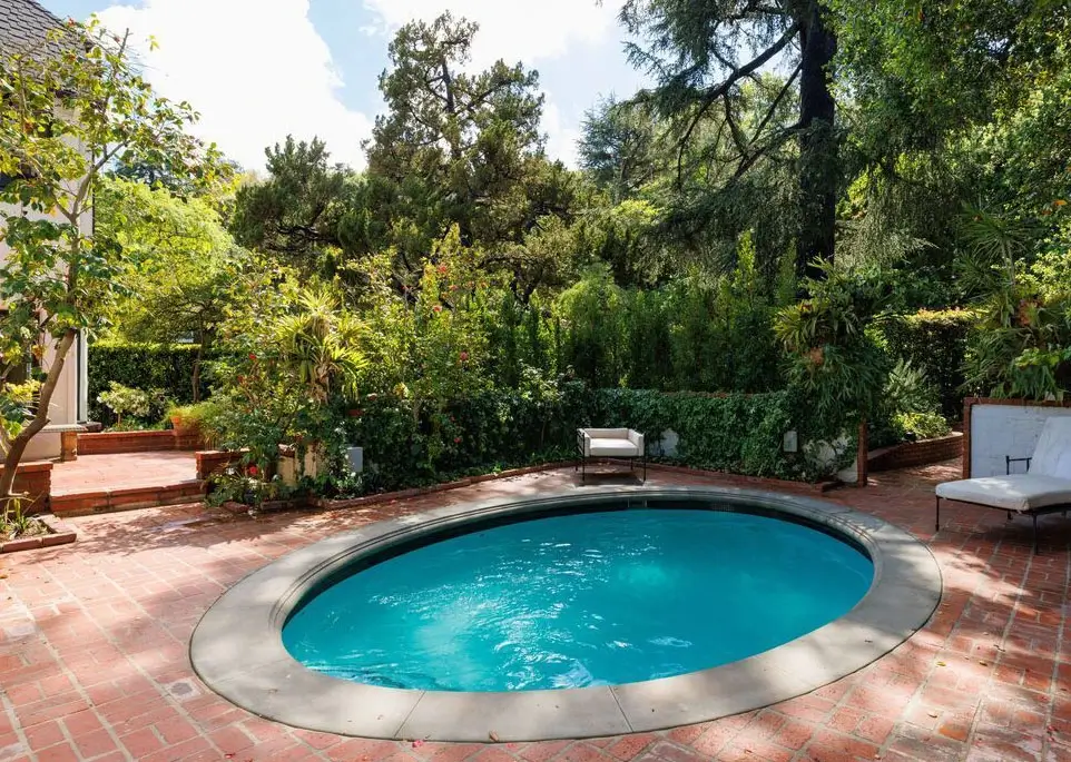 A Beautiful Tudor House in Los Feliz 38 garden-swimming-pool-tudor-house-los-feliz-nordroom
