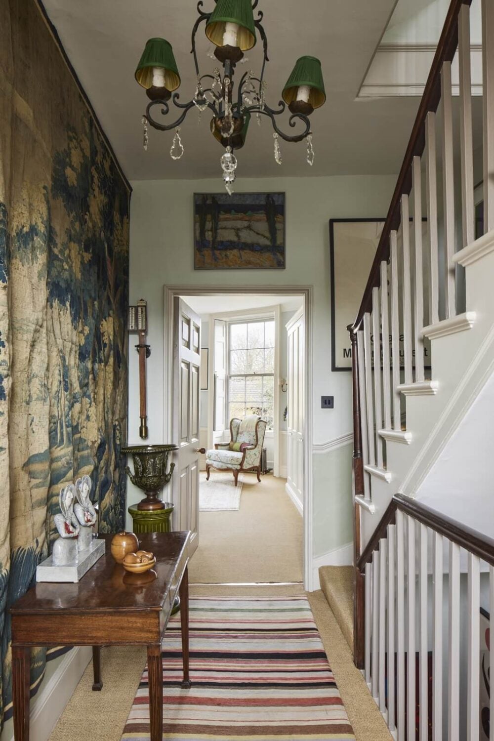 An Eclectic Art-Filled Townhouse in London 9 hallway-eclectic-london-home-nordroom