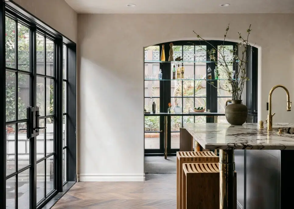 A Beautiful Tudor House in Los Feliz 10 kitchen-window-table-tudor-house-los-feliz-nordroom