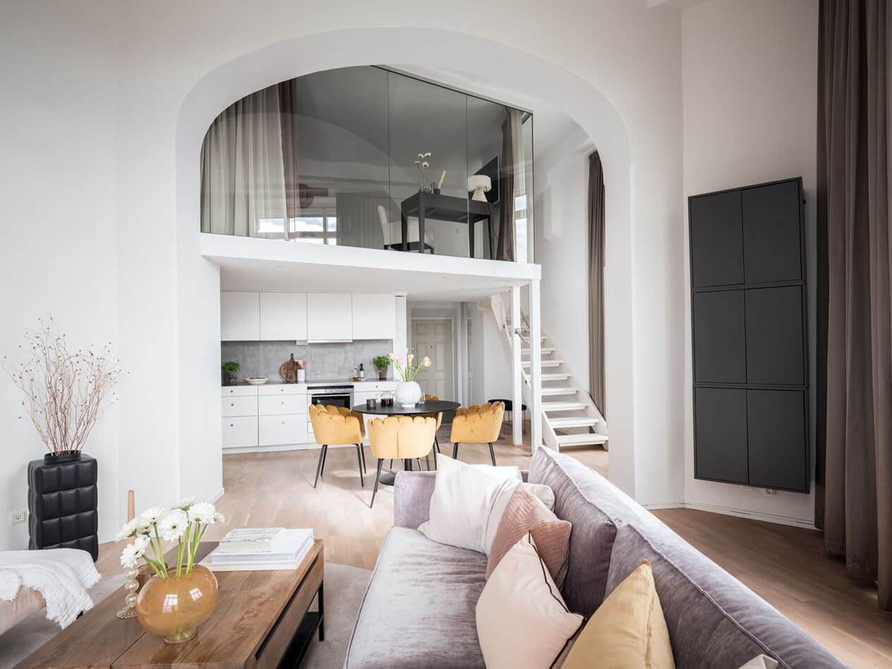 A Light Scandinavian Loft Apartment 10 light-scandinavian-home-loft-bedroom-nordroom