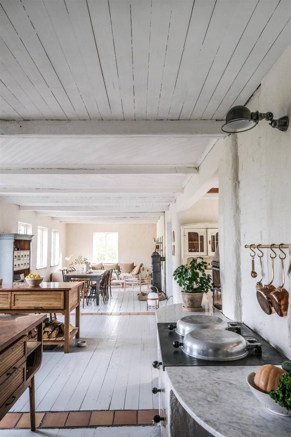 Our Food Stories' Countryside Cottage in Sweden 6 open-plan-kitchen-living-room-natural-our-food-stories-nordroom