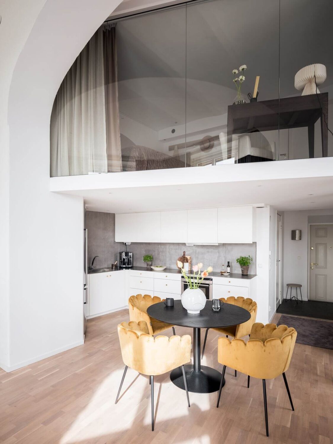 A Light Scandinavian Loft Apartment 8 scandinavian-loft-apartment-loft-bedroom-nordroom