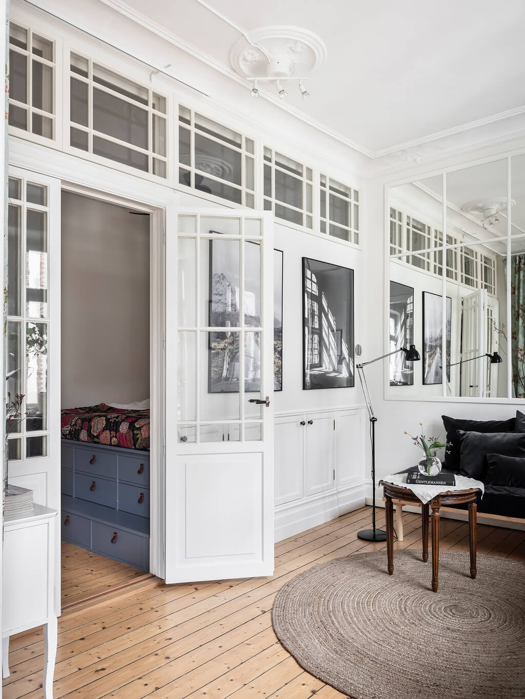 A Bright Nordic Home with Small (but Smartly Designed) Bedrooms 20 small-master-bedroom-storage-bed-drawers-nordroom