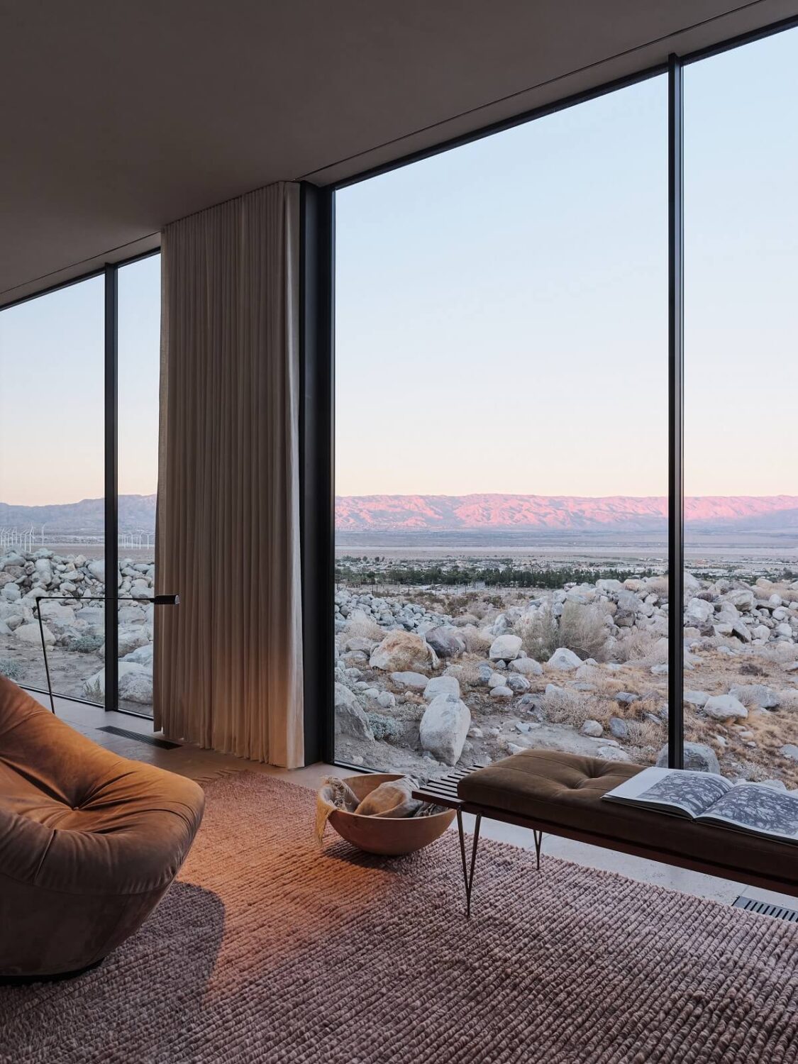 A Modern Architectural Home in Palm Springs 5 window-seat-rocky-landscape-palm-springs-nordroom