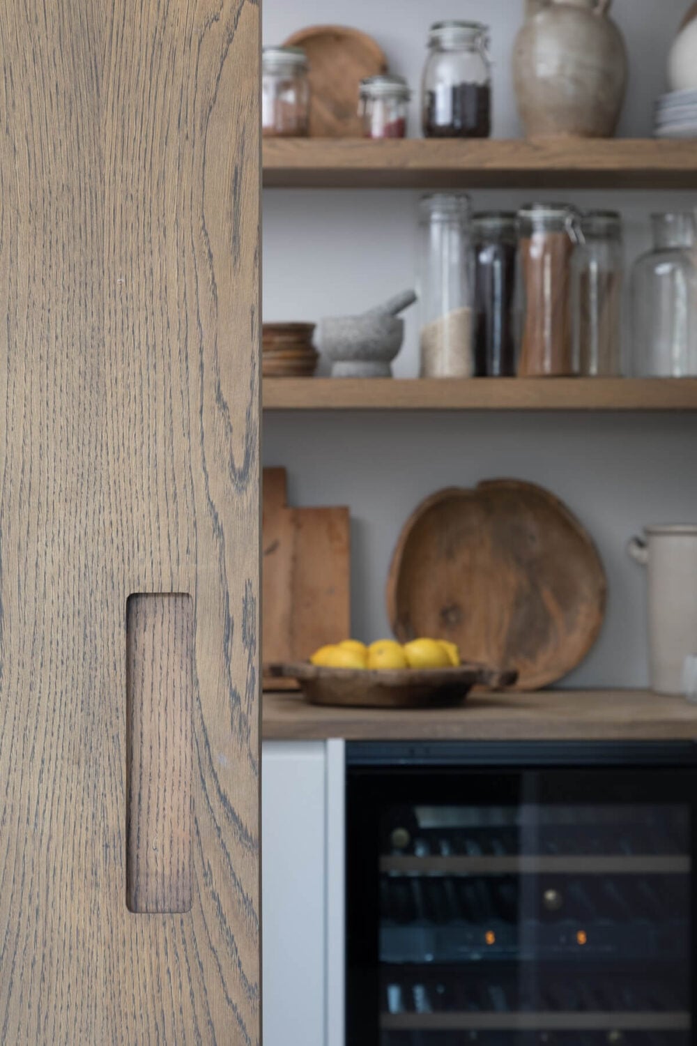 Contrasting Styles in a Victorian Home in London 17 wooden-sliding-door-detail-victorian-home-london-nordroom