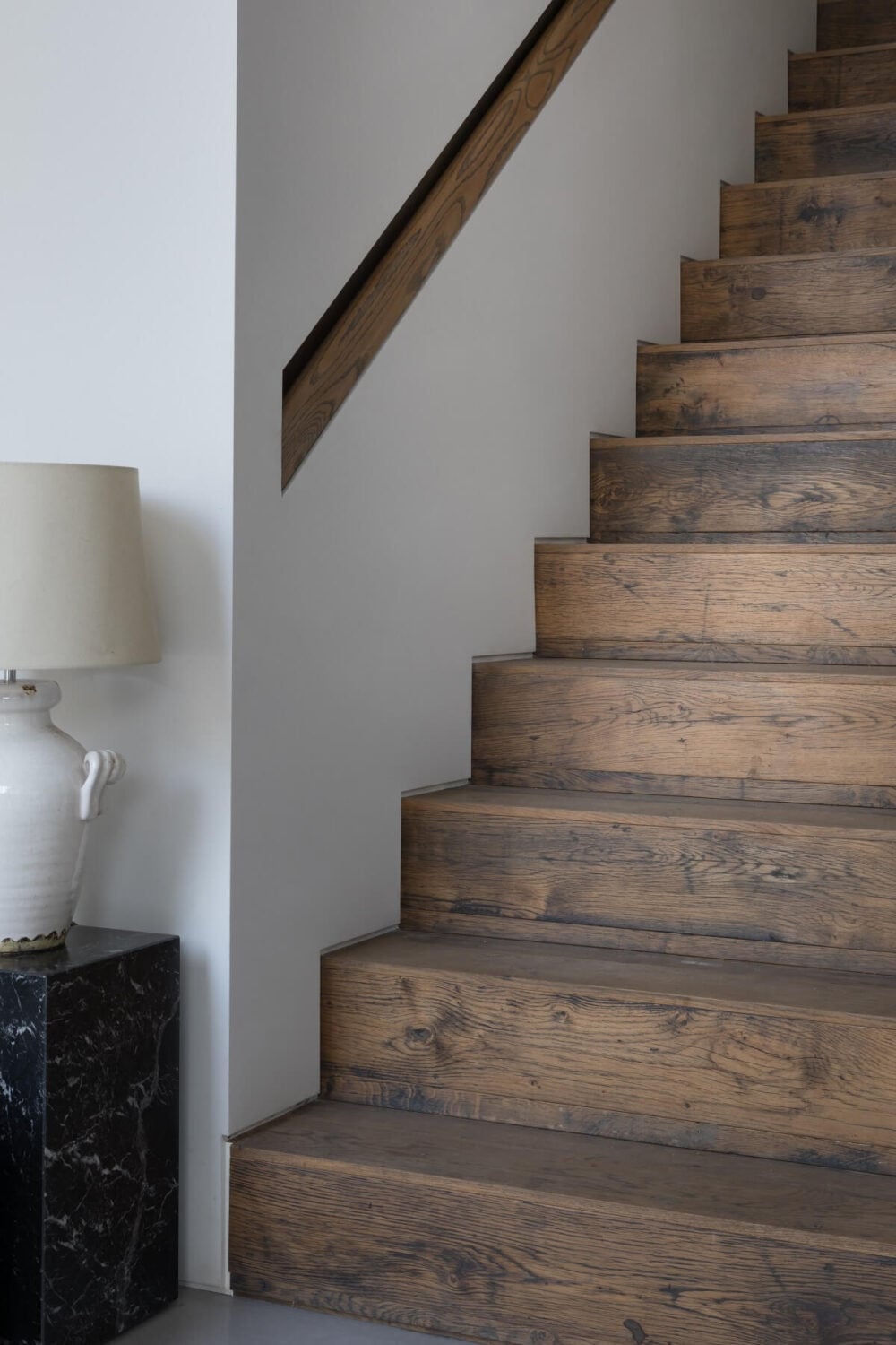 Contrasting Styles in a Victorian Home in London 19 wooden-staircase-victorian-home-london-nordroom
