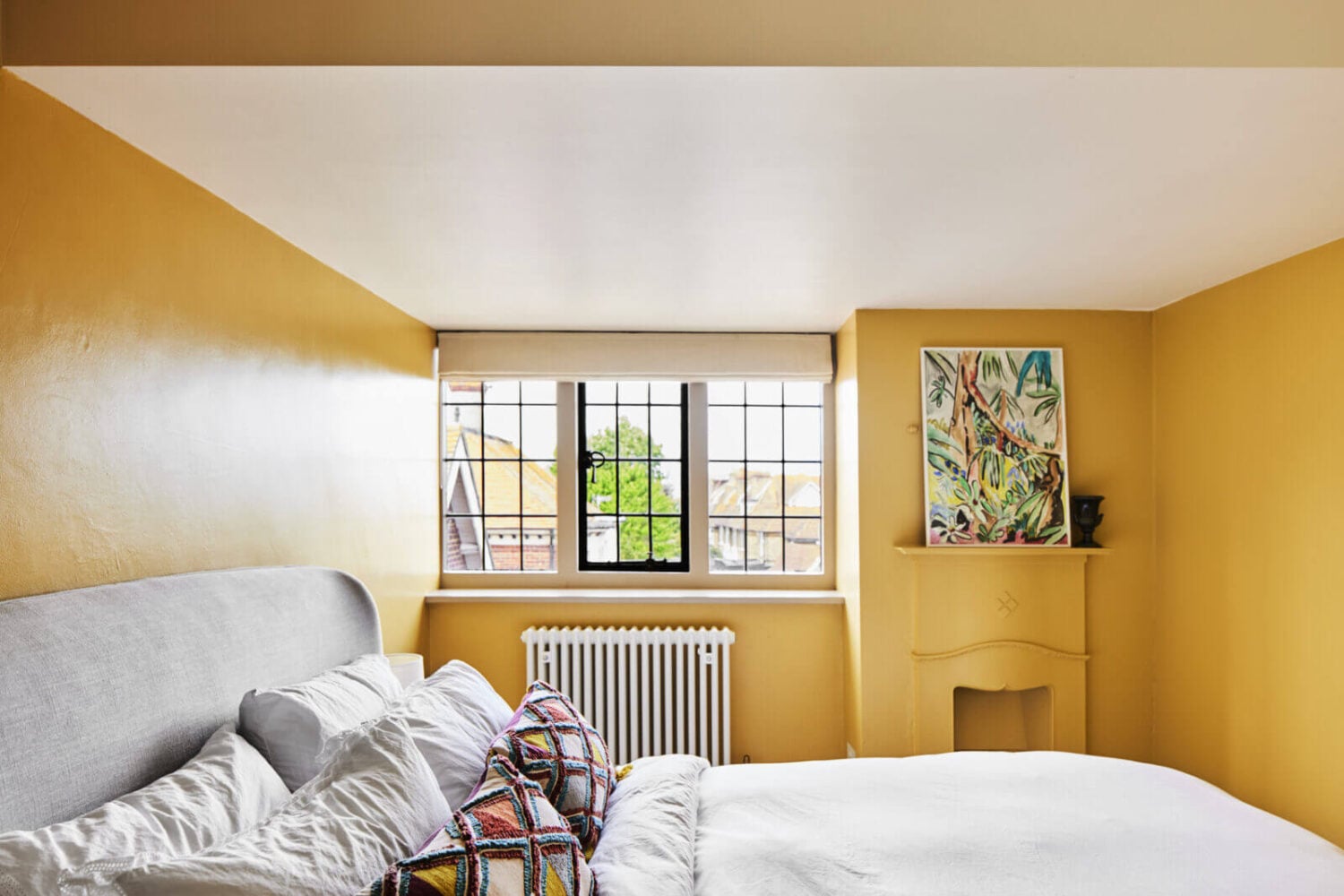 An Arts and Crafts House with Colorful Rooms 26 bright-yellow-bedroom-nordroom