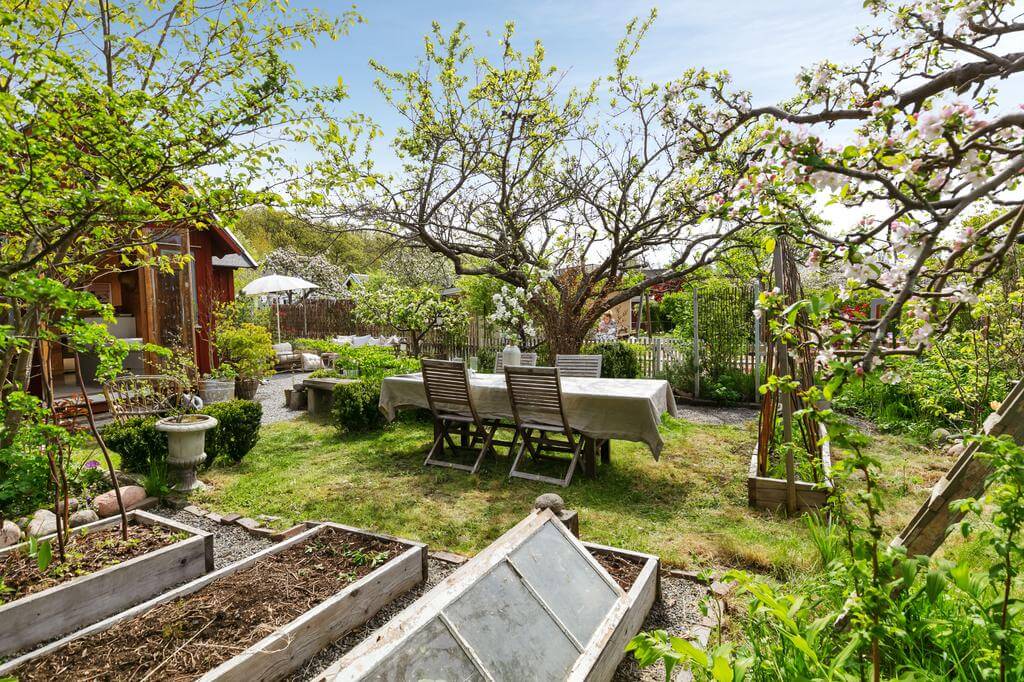 A Red Wooden Cottage on a Swedish Allotment 16 cottage garden red swedish small home nordroom A Red Wooden Cottage on a Swedish Allotment