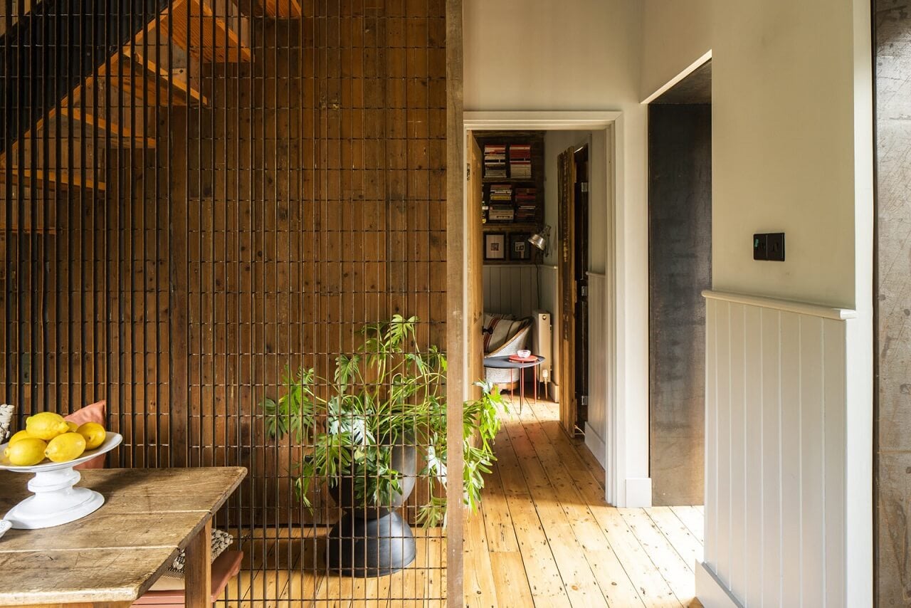 A Cozy Victorian Country House in England 9 kitchen-staircase-wooden-floor-nordroom