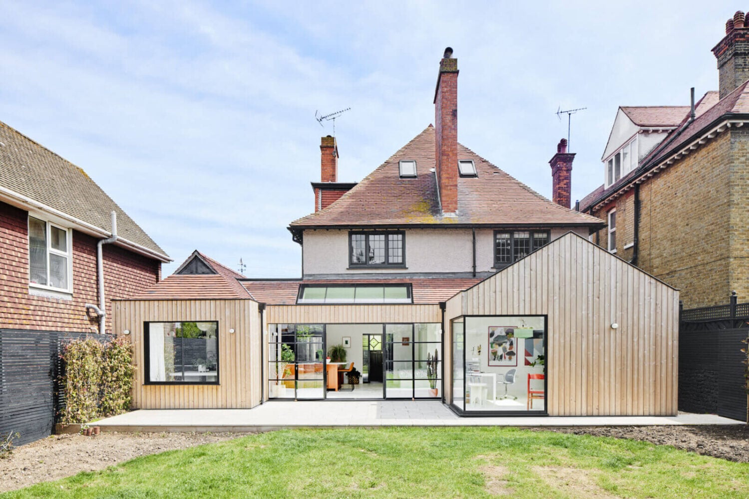 An Arts and Crafts House with Colorful Rooms 31 modern-extension-arts-and-crafts-house-england-nordroom