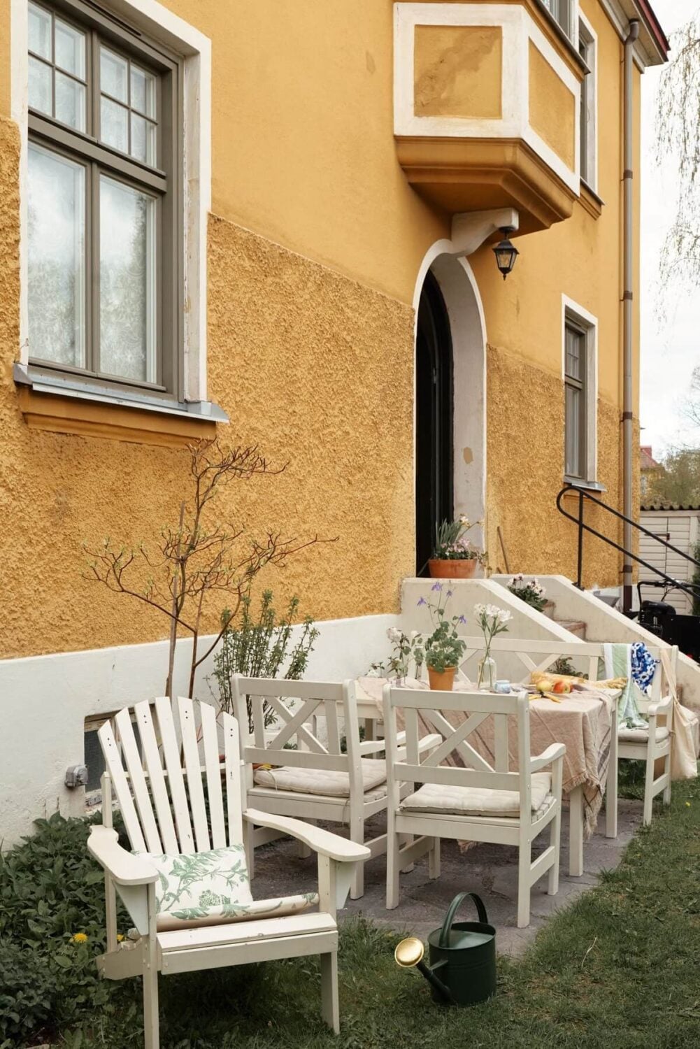 A Cozy Vintage Bohemian Maisonette in Sweden 30 outdoor-terrace-vintage-bohemian-maisonette-nordroom