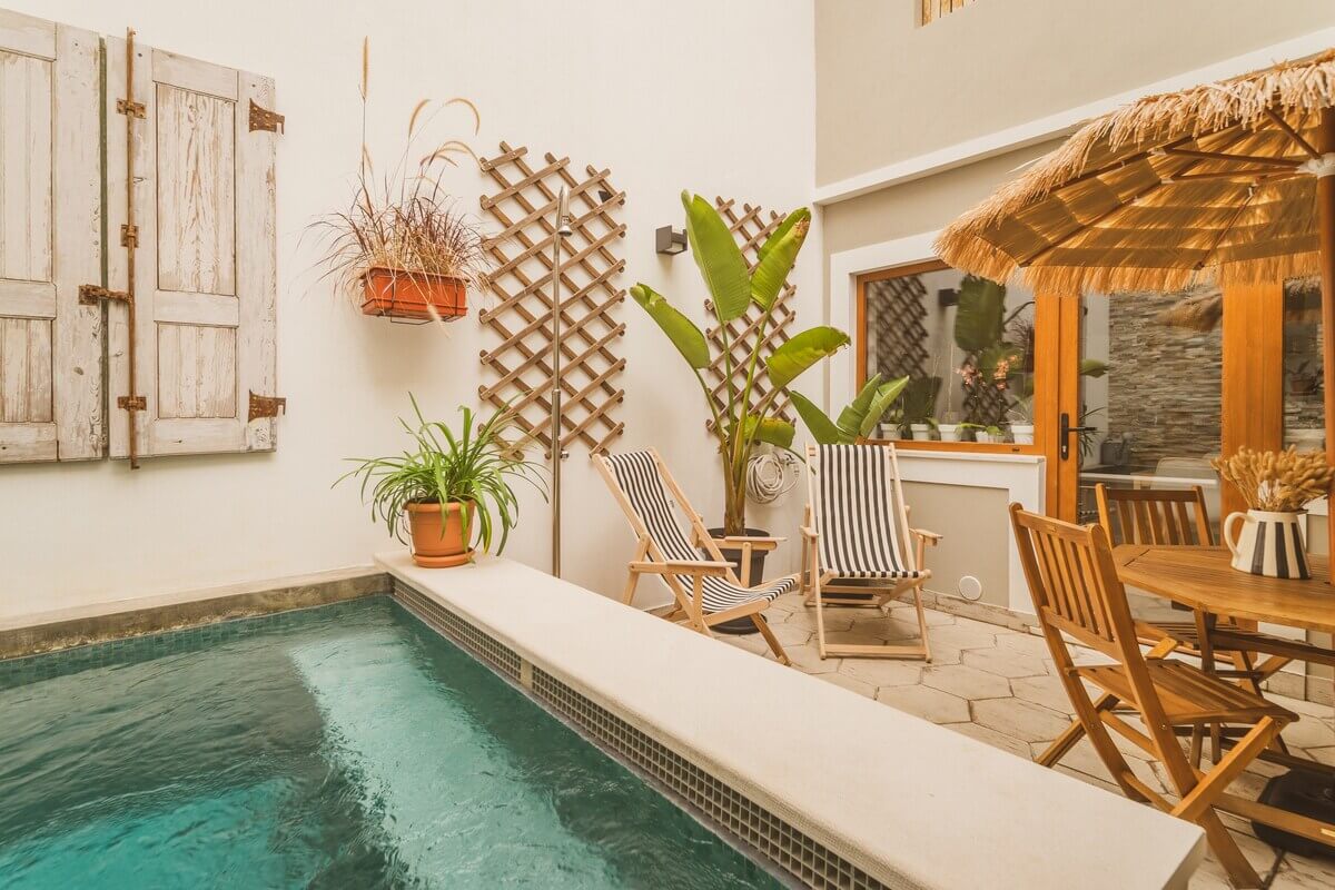 A Serene Airbnb Home with Patio in Lagos, Portugal 14 patio-swimming-pool-airbnb-lagos-portugal-nordroom