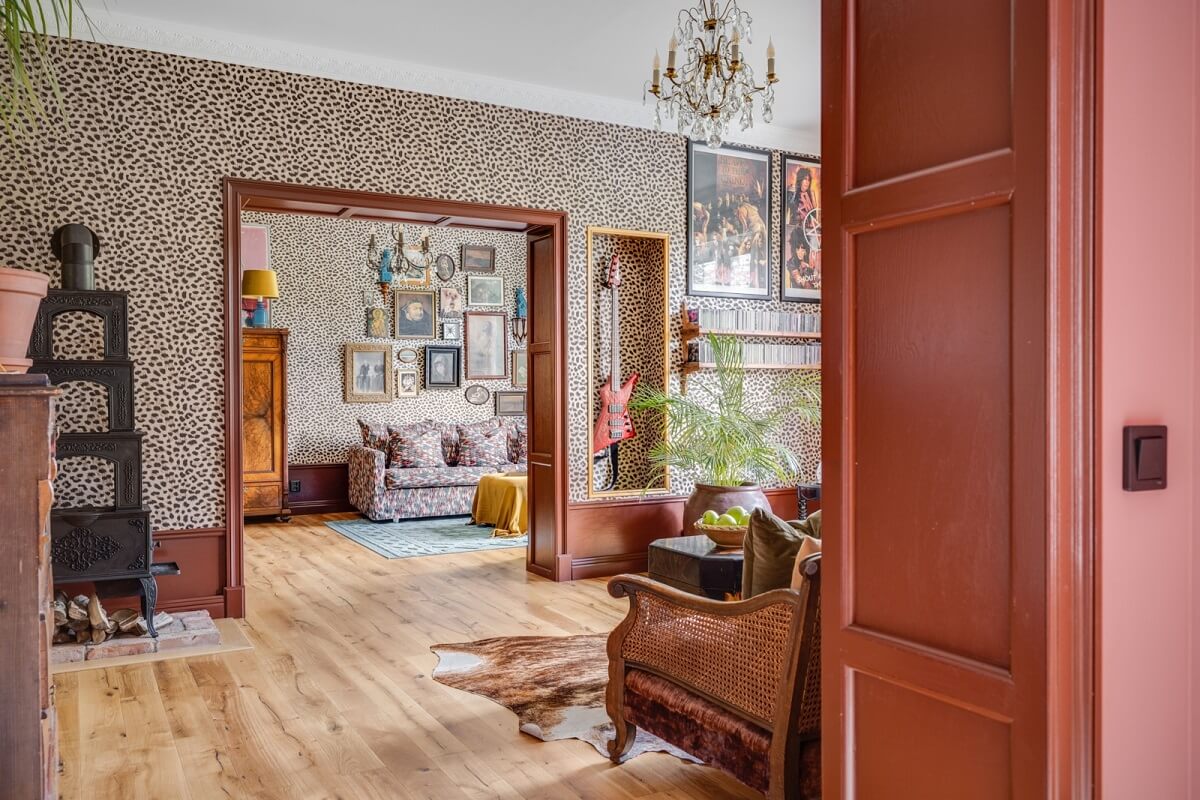 A Colorful Family Home in a Former School Building 5 sitting-room-eclectic-decor-nordroom