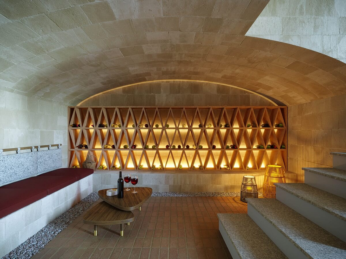 A Townhouse on Mallorca Combines Historic Charm and Modern Design 8 wine-cellar-townhouse-mallorca-nordroom