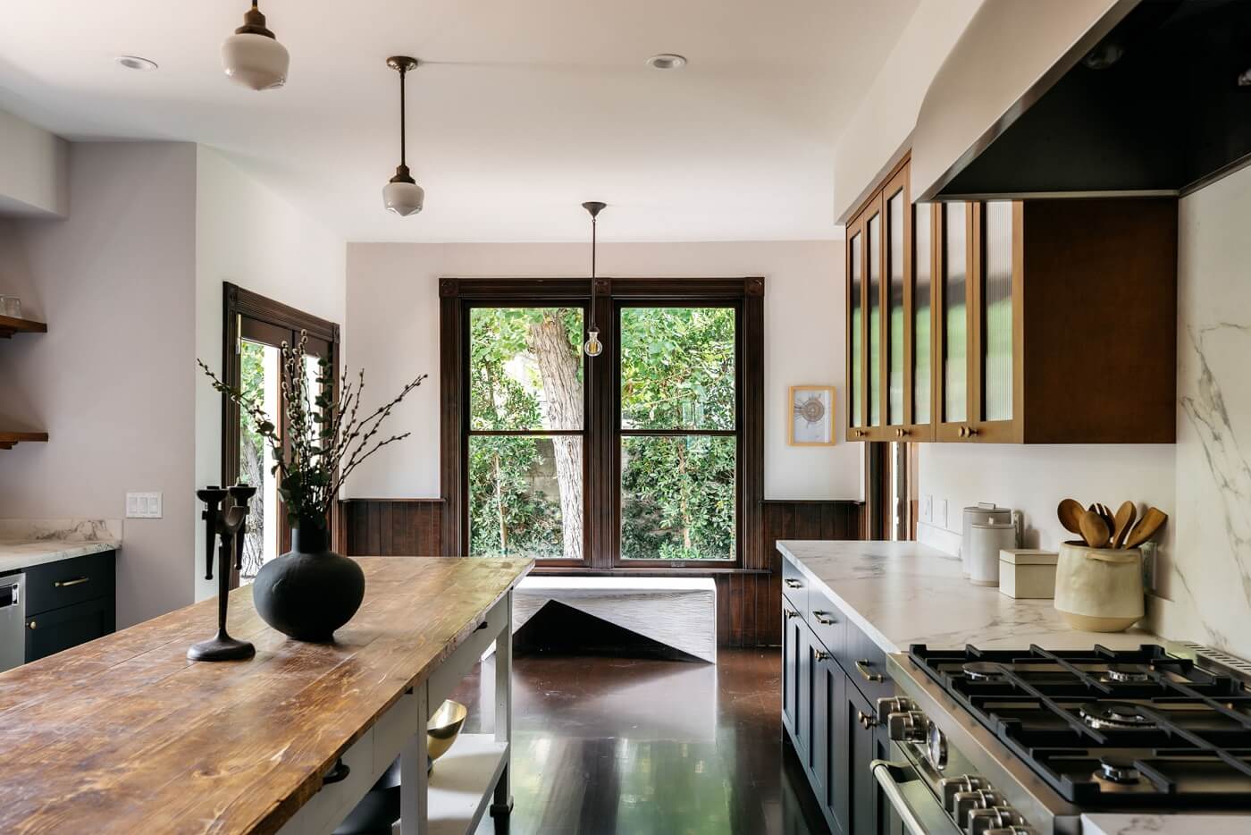 A Carefully Restored Victorian House in Los Angeles 5 galley-kitchen-victorian-house-los-angeles-nordroom