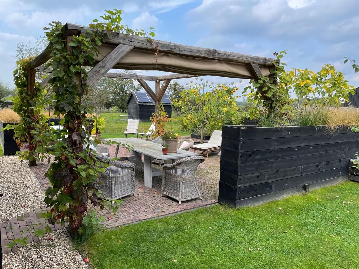 A Dutch Country Home with a Tiny House in the Garden 19 garden-terrace-country-house-netherlands-nordroom