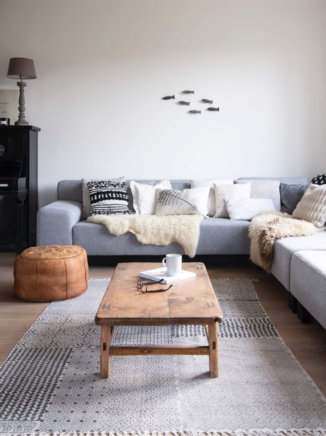 A Dutch Country Home with a Tiny House in the Garden 6 living-room-light-gray-corner-sofa-nordroom