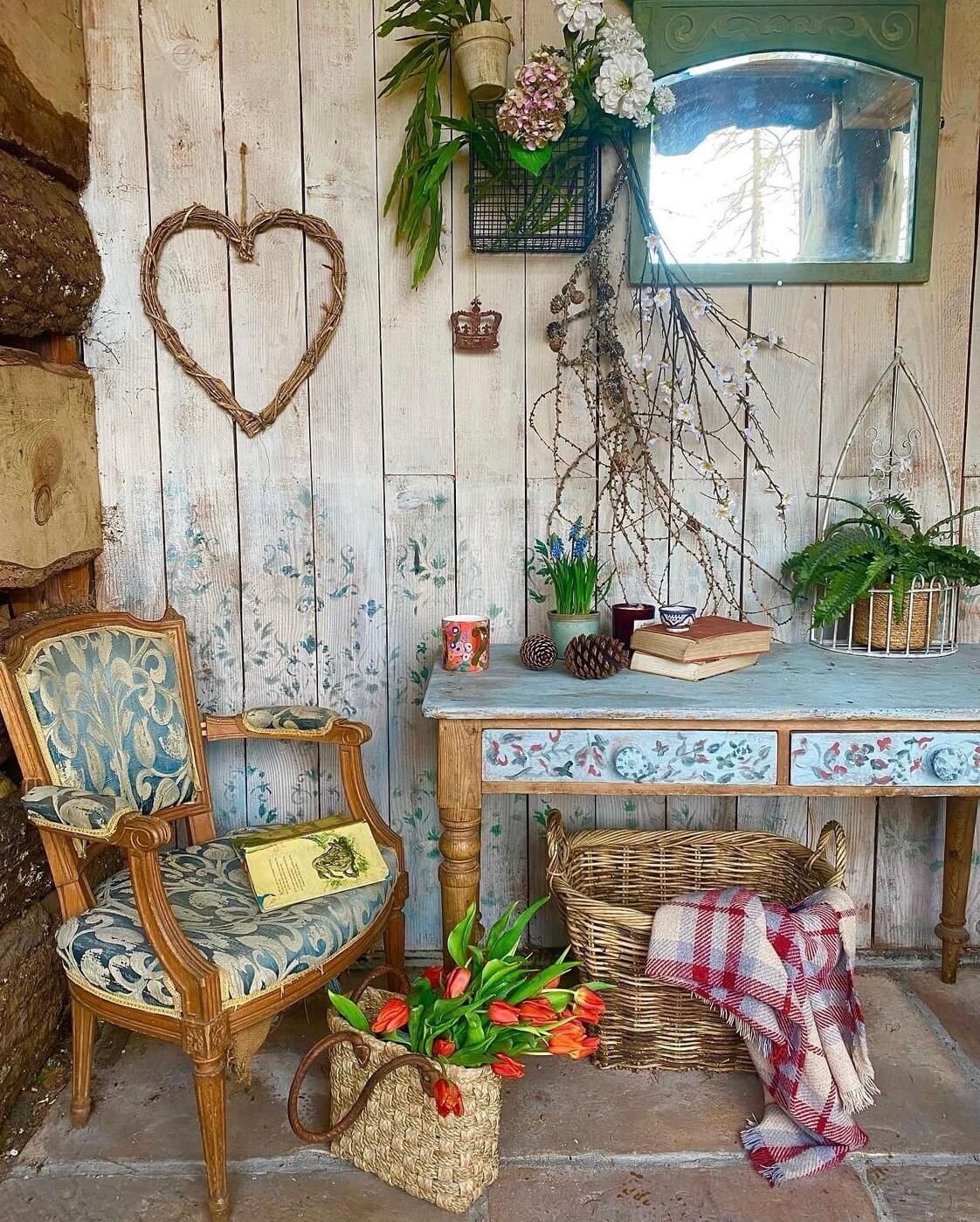 Imrich Lodge: A Cozy Self-Built Log House in the Scottish Highlands 20 outdoor-space-vintage-furniture-florals-nordroom