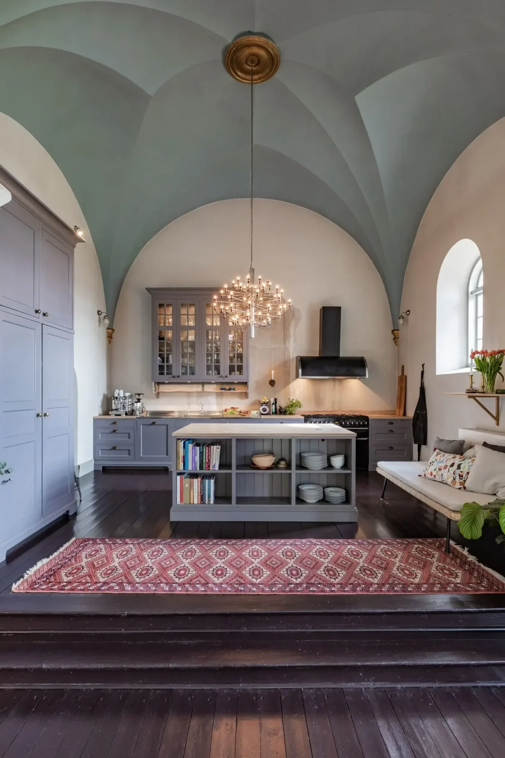 27 Statement Ceiling Ideas That Will Spruce Up Any Room 7 arched-ceiling-church-conversion-sweden-nordroom