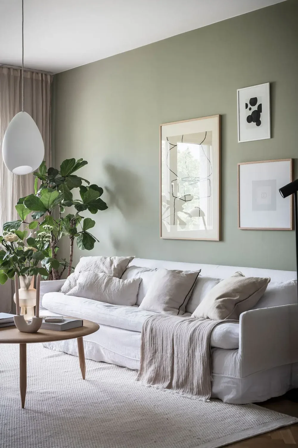 The Best Classic Paint Colors For A Timeless Living Room 22 classic living room paint colors light green october mist benjamin moore nordroom The Best Classic Paint Colors For A Timeless Living Room
