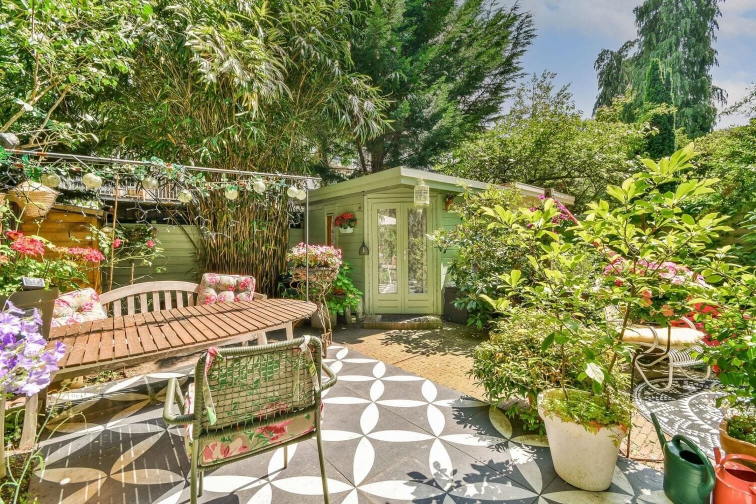 A Bright Colorful Home in Amsterdam 16 garden-terrace-shed-townhouse-amsterdam-nordroom