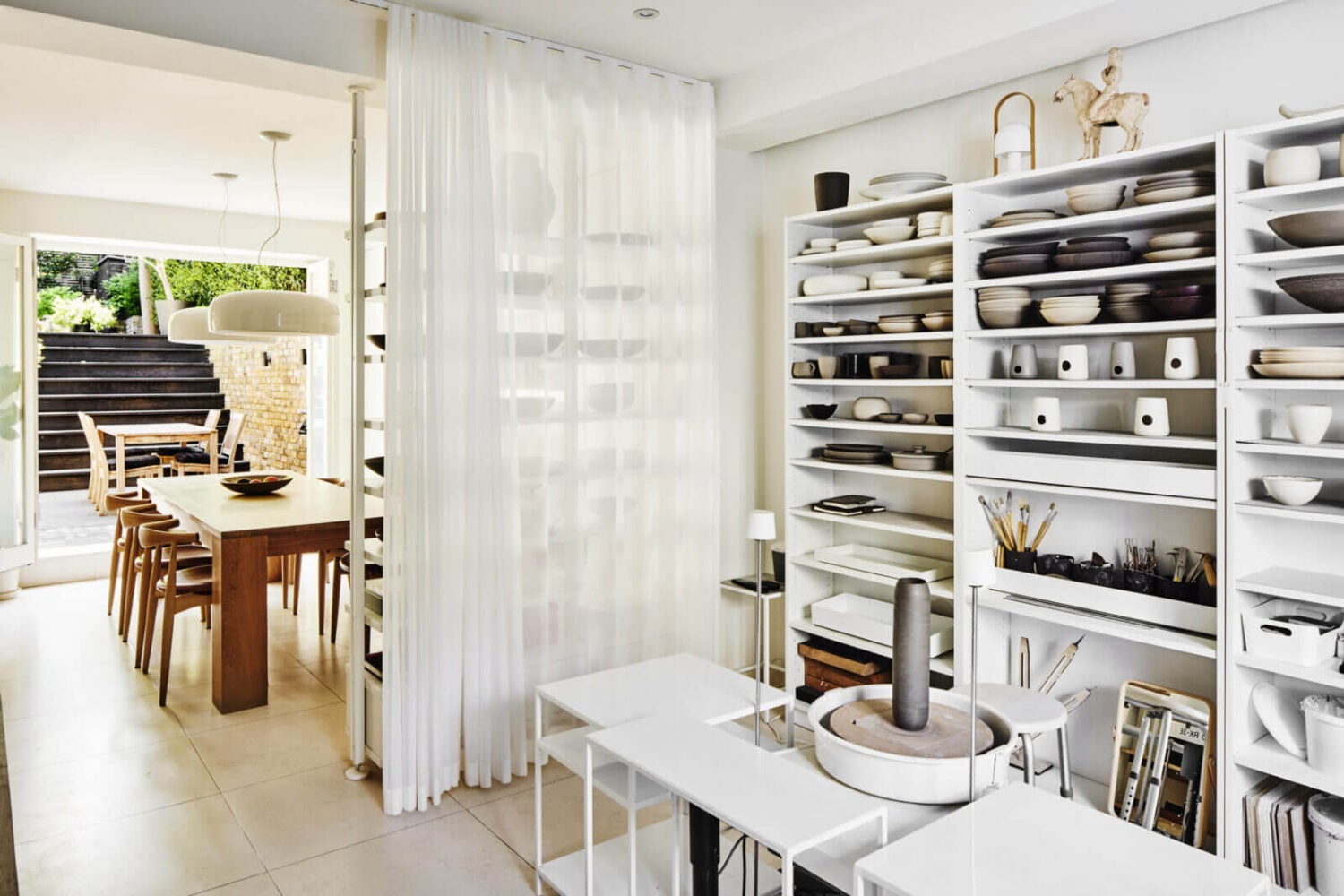 A Monochrome Victorian Townhouse in London 6 home-pottery-studio-monochrome-townhouse-london-nordroom
