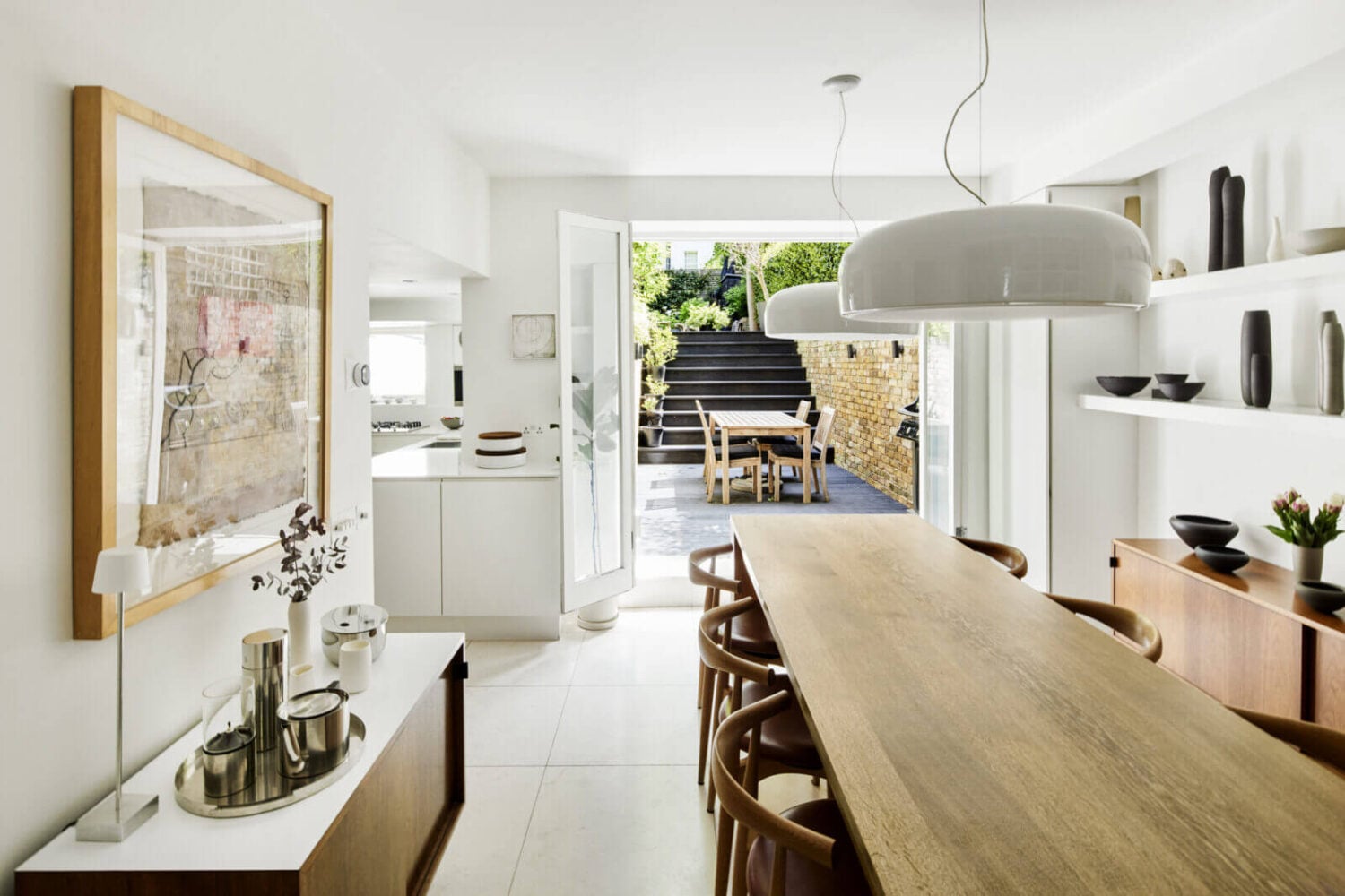 A Monochrome Victorian Townhouse in London 4 kitchen-dining-room-monochrome-townhouse-nordroom