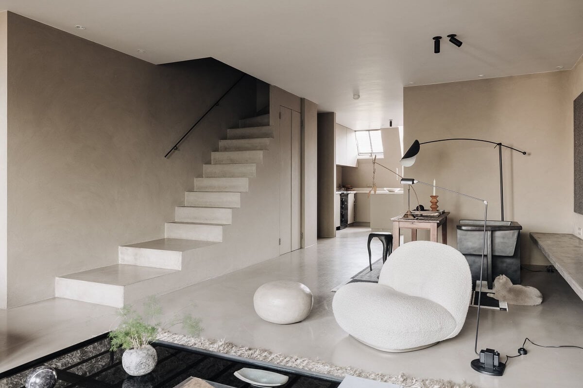 Light Gray Design Apartment in Amsterdam 7 living-room-design-apartment-nordroom