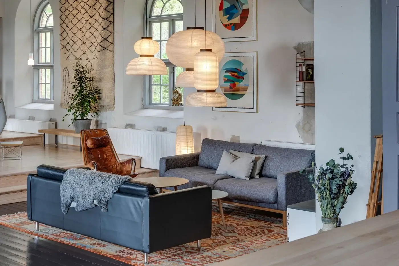 A Beautiful Chapel Conversion in Sweden 7 modern-sitting-room-church-conversion-sweden-nordroom