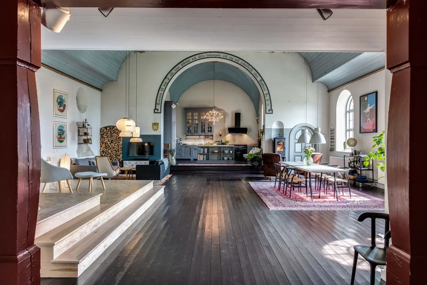 A Beautiful Chapel Conversion in Sweden 4 open-plan-church-conversion-sweden-nordroom
