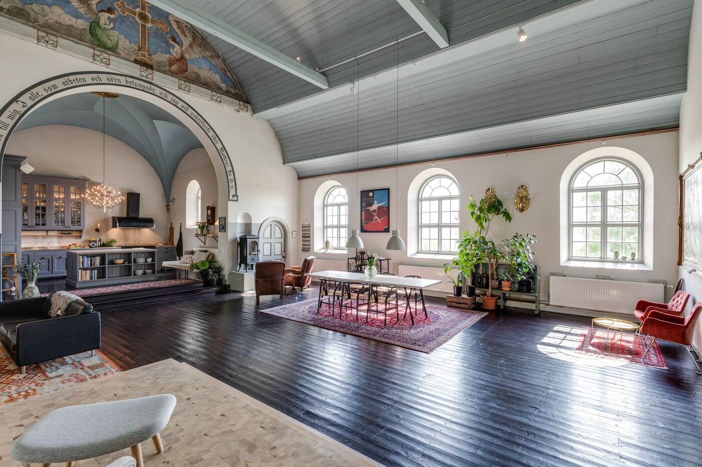 A Beautiful Chapel Conversion in Sweden 6 open-plan-modern-church-conversion-sweden-nordroom