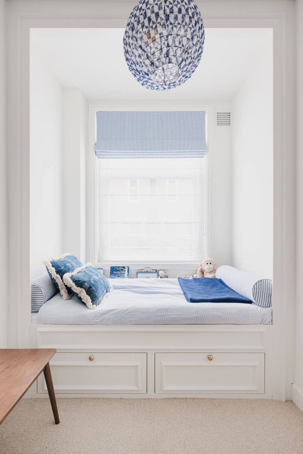 Color and Wallpaper in a Stylish Amsterdam Home 13 small-white-childrens-bedroom-bed-nook-nordroom