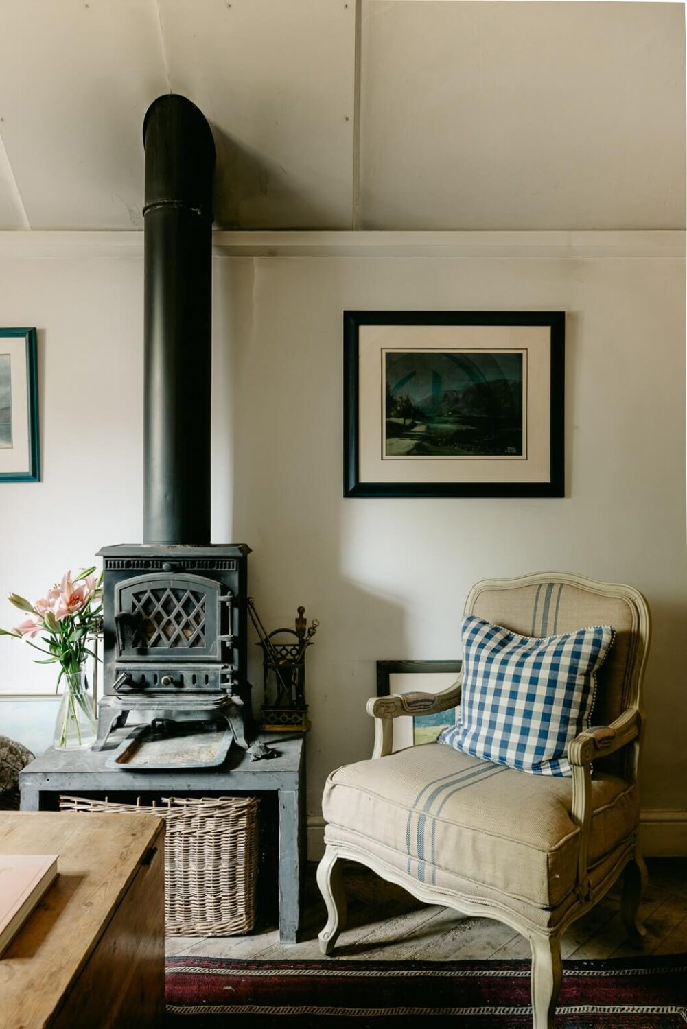A Warm Church Conversion in England 14 woodburning-stove-sitting-room-nordroom