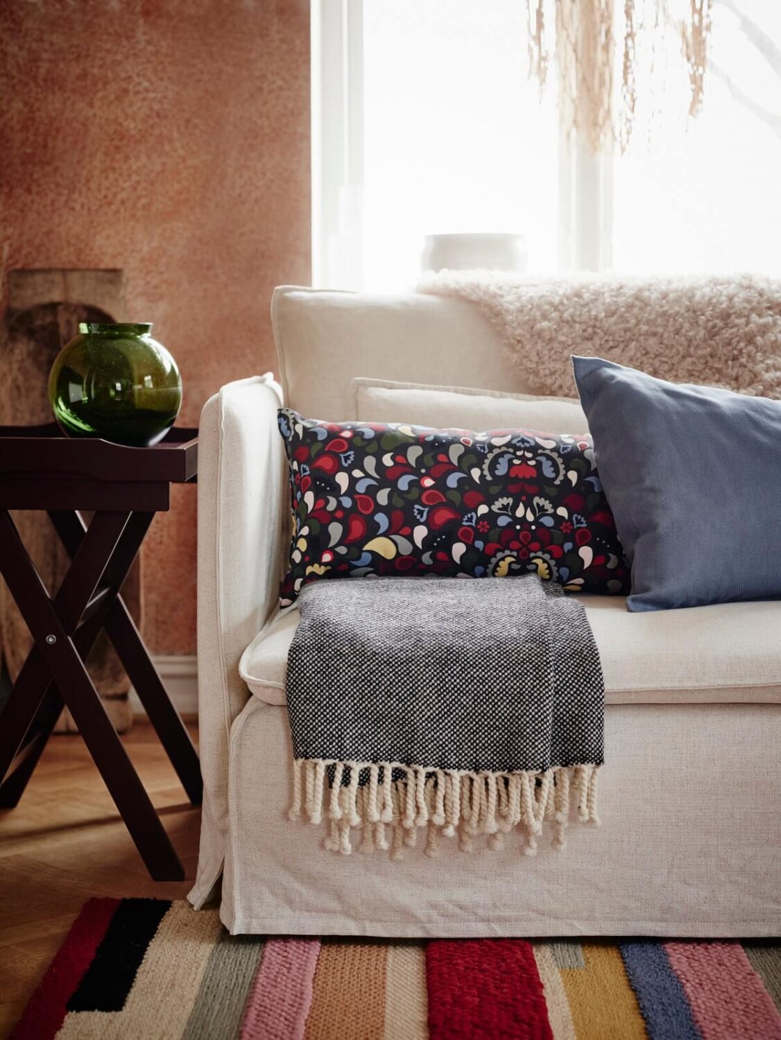 IKEA Winter Collection 2022: A Warm & Inviting Home 31 BRONDEN rug SLANMOTT cushion ULLTISTEL throw nordroom IKEA Winter Collection 2022: A Warm & Inviting Home