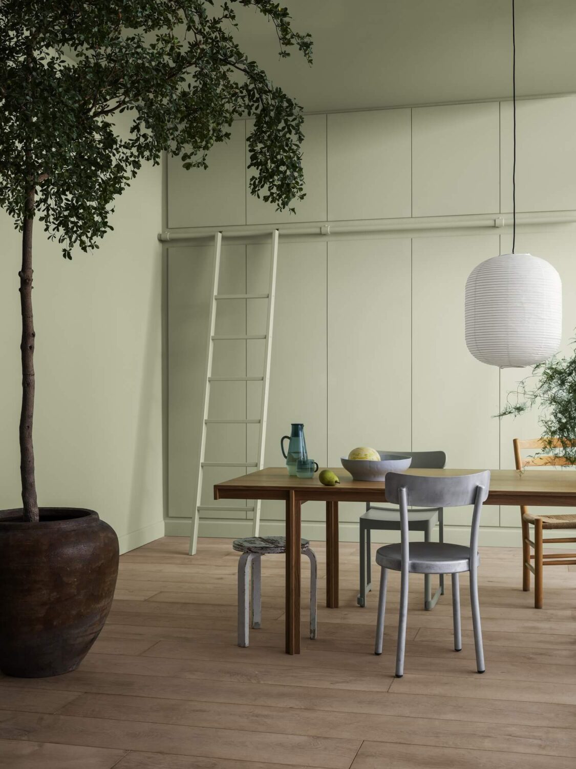 The Color Trends for 2023: Rich & Warm Natural Hues 69 green-kitchen-dining-room-color-trends