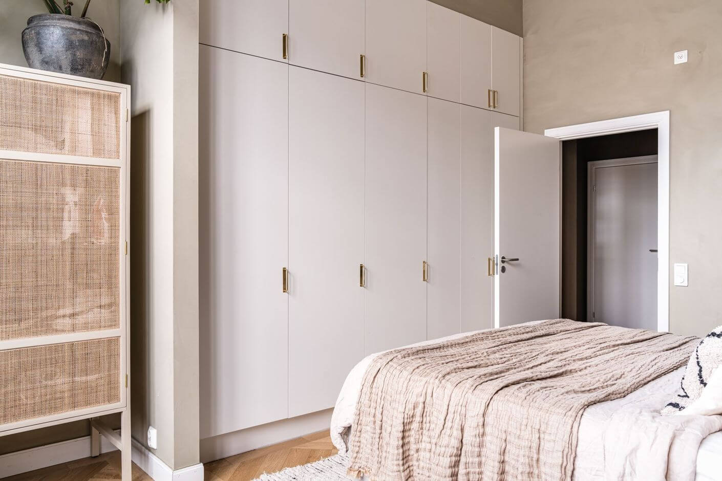 A Historic Factory Transformed Into A Stylish Home 24 bedroom-ikea-wardrobe-built-in-nordroom